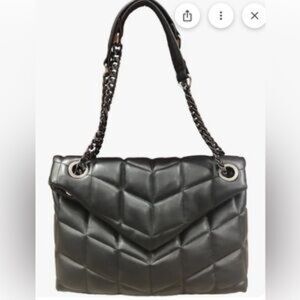 Black Quilted Shoulder Bag